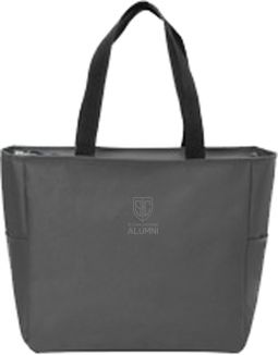 Essential Zip Tote, Dark Charcoal